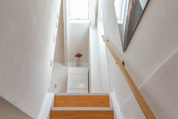 Ferienwohnung Hochsitz - Flur zum Dachgeschoss