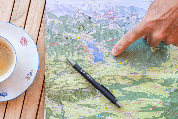 Ferienwohnung Hochsitz - Wanderkarte vom Tegernsee