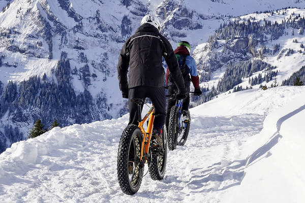 Ferienwohnung Hochsitz - Fatbike Tour im Winter